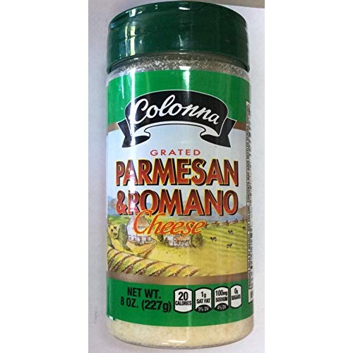 Colonna Grated Parmesan &Amp; Romano Cheese 8 Oz One Pack