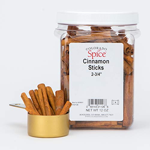 Colorado Spice Cinnamon, Whole Sticks 2-3/4, 12 Ounce Jar