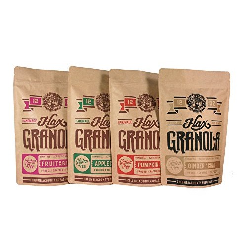 Flax Granola - Variety Pack: Fruit &Amp; Berry, Pumpkin Spice, Ginge
