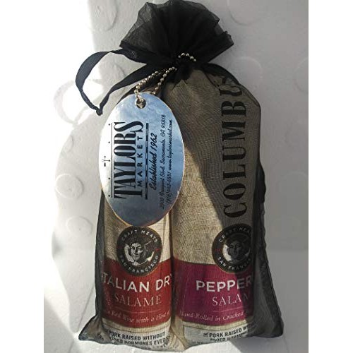 Taylors Market 2 Pack Salame Gift Pack 1 8Oz Stick Of Columbus I