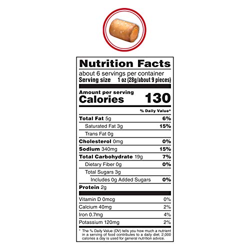 COMBOS Buffalo Blue Cheese Pretzel Baked Snacks 6.3-Ounce Bag