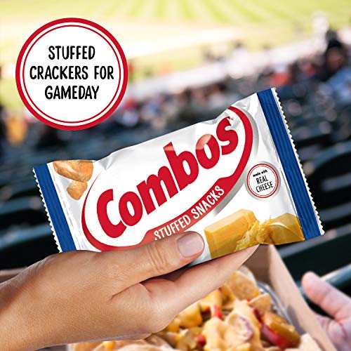 Combos Cheddar Cheese Cracker Baked Snacks 1.7-Ounce Bag 18-Coun...
