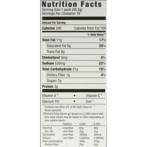 Combos Cheddar Cheese Cracker Baked Snacks 1.7-Ounce Bag 18-Coun...