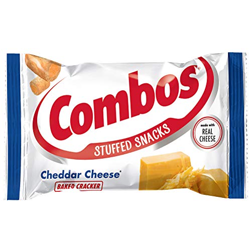 Combos Cheddar Cheese Cracker Baked Snacks 1.7-Ounce Bag 18-Coun...
