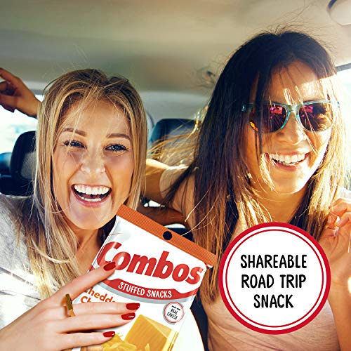 Combos Cheddar Cheese Pretzel Baked Snacks 6.3-Ounce Bag Pack O