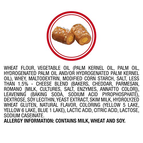 Combos Cheddar Cheese Pretzel Baked Snacks 6.3-Ounce Bag Pack O