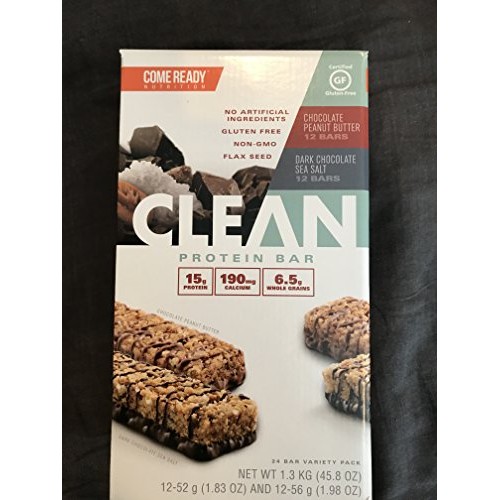 Come Ready Nutrition Clean Protein Bars 2 Pack 48 Total Bars - Come Ready Nutrition Clean Protein Bars 2 Pack 48 Total Bars -