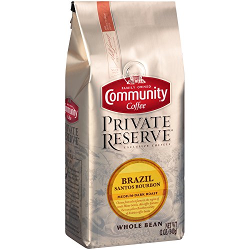 Community Coffee Brazil Santos Bourbon Medium Dark Roast Gourmet