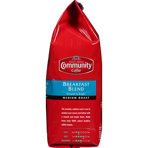 Community Coffee Breakfast Blend Medium Roast, Premium Ground, 3
