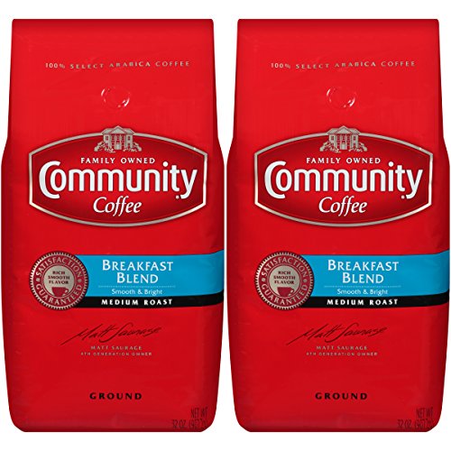 Community Coffee Breakfast Blend Medium Roast, Premium Ground, 3