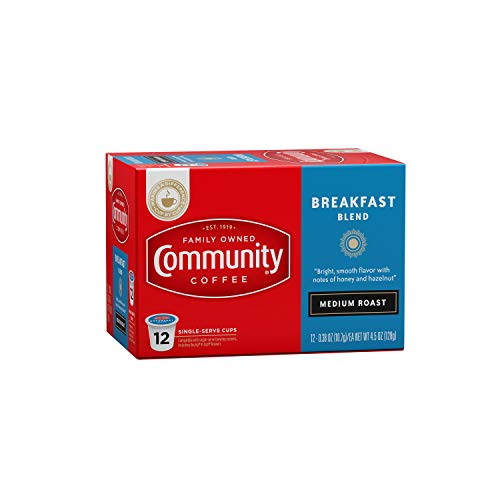 Community Coffee Breakfast Blend Medium Roast Single Serve, 12 C