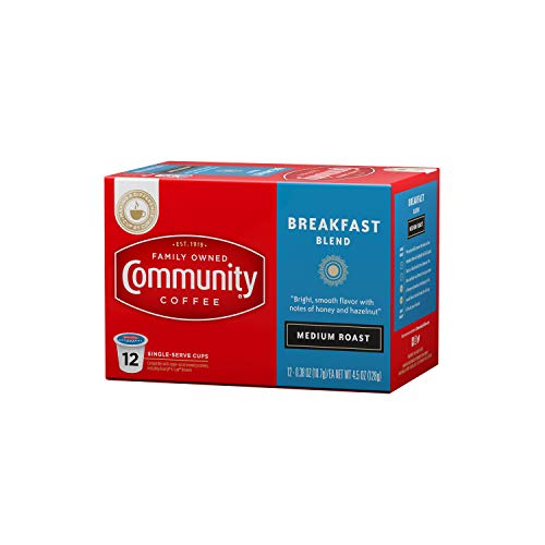 Community Coffee Breakfast Blend Medium Roast Single Serve, 12 C