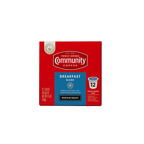 Community Coffee Breakfast Blend Medium Roast Single Serve, 12 C