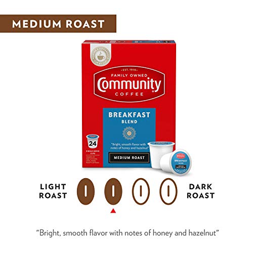 Community Coffee Breakfast Blend Medium Roast Single Serve K-Cup