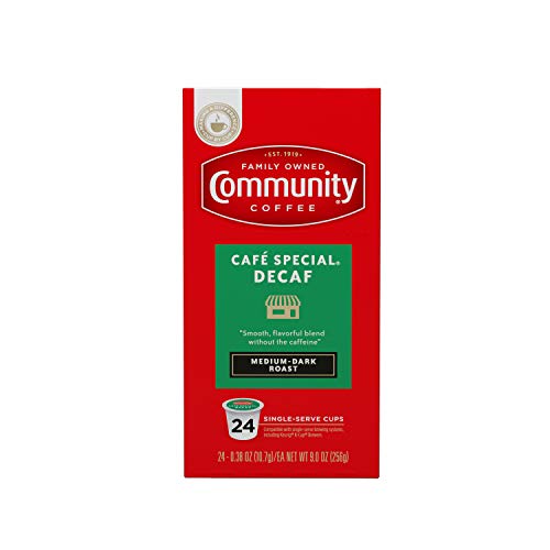 Community Coffee Cafe Special Decaf Single Serve Pods, Compatibl