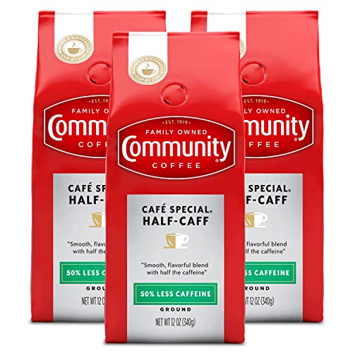 Community Coffee Cafe Special Half-Caff 36 Ounce, Medium Dark Ro