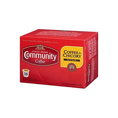 Community Coffee Coffee &Amp; Chicory Single Serve K-Cup Compatible