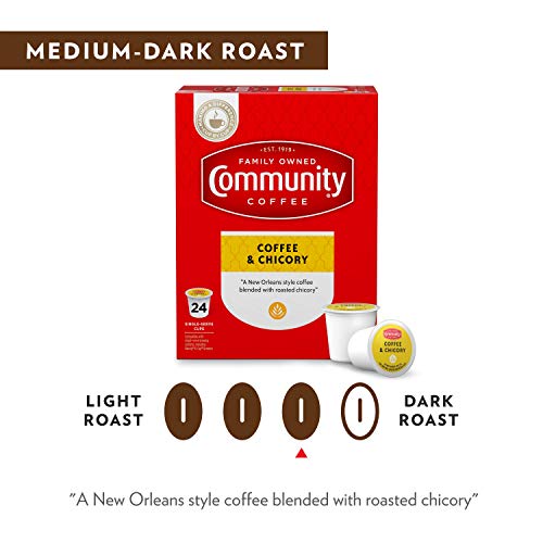Community Coffee Coffee &Amp; Chicory Single Serve K-Cup Compatible
