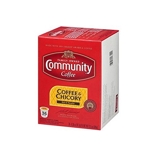 Community Coffee Coffee &Amp; Chicory Single Serve K-Cup Compatible