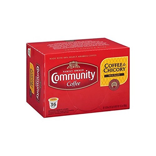 Community Coffee Coffee &Amp; Chicory Single Serve K-Cup Compatible