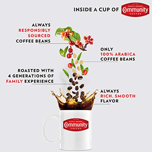 Community Coffee Coffee &Amp; Chicory Single Serve K-Cup Compatible