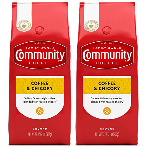 Community Coffee Ground Coffee &Amp; Chicory Blend, 32 Ounces Pack