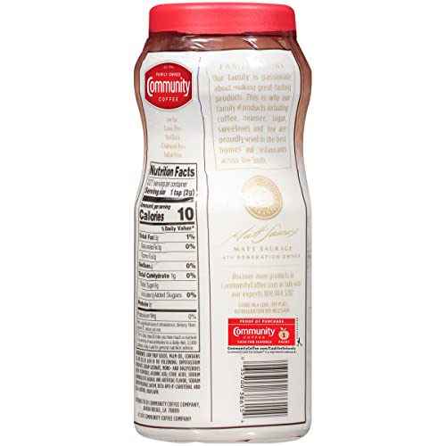 Community Coffee Lactose Free Powdered Coffee Creamer, 16 Ounce
