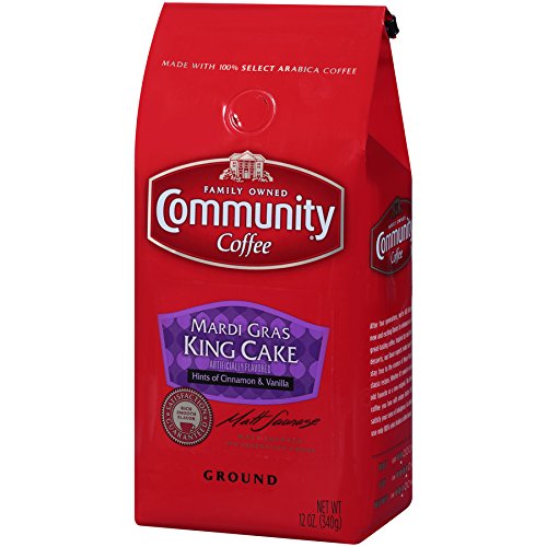 Community Coffee - Mardi Gras King Cake Flavored Medium Roast -