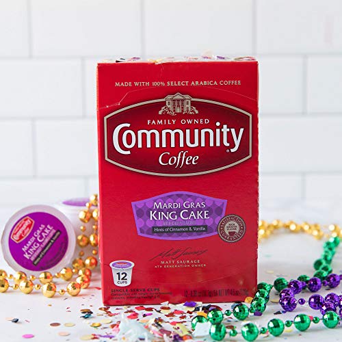 Community Coffee - Mardi Gras King Cake Flavored Medium Roast -