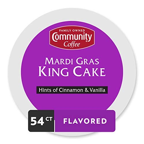 Community Coffee Mardi Gras King Cake Flavored Medium Roast Sing