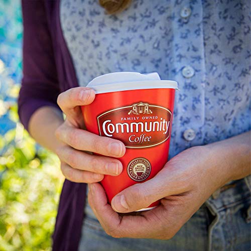 Community Coffee Medium Dark Roast, Premium Ground, Half Caff, 3