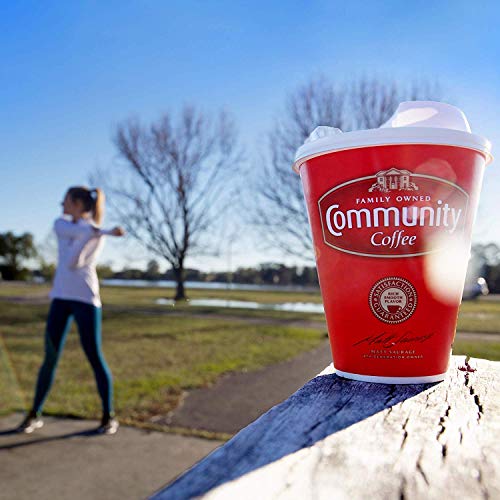 Community Coffee Medium Dark Roast, Premium Ground, Half Caff, 3