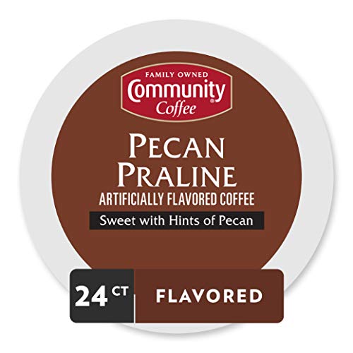 Community Coffee Medium Roast Single Serve Box, Pecan Praline Fl