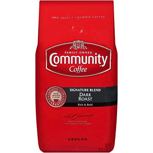Community Coffee Signature Blend Dark Roast, Ground, 32 Ounces
