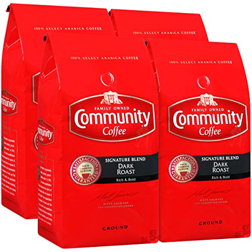 Community Coffee Signature Blend Dark Roast, Ground, 32 Ounces