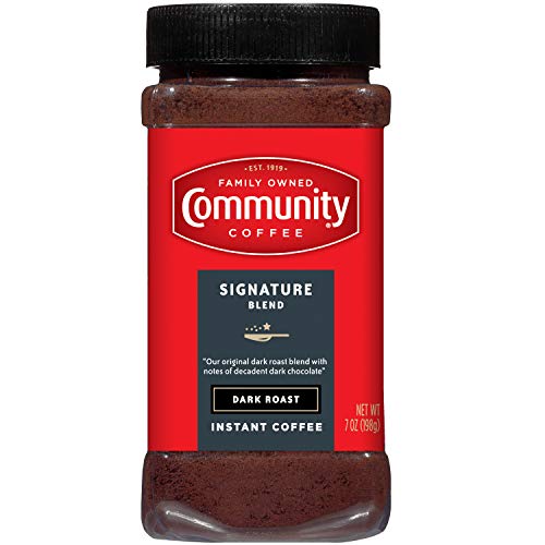 Community Coffee Signature Blend Dark Roast Premium Instant 7 Oz