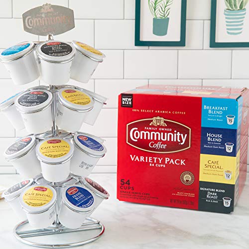 Community Coffee Variety Pack Medium To Dark Roast Single Serve