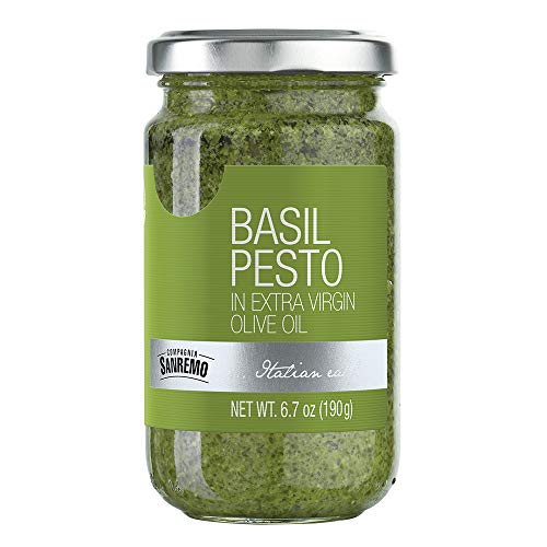 Compagnia Sanremo Pesto Dop Basil Pesto, 6.5 Oz