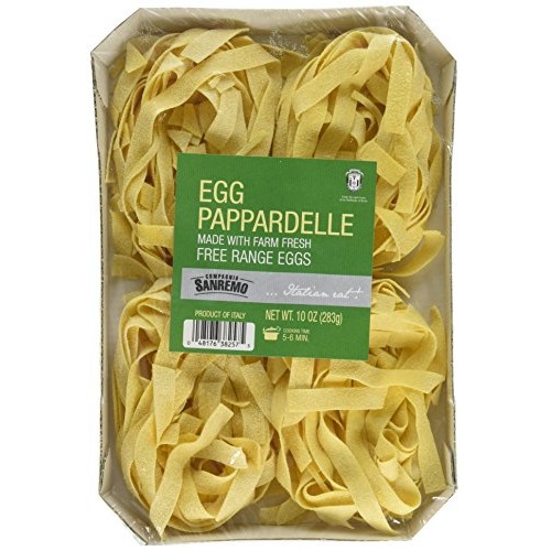 Compagnia Sanremo San Remo Italian Egg Pappardelle Pasta - Non-G
