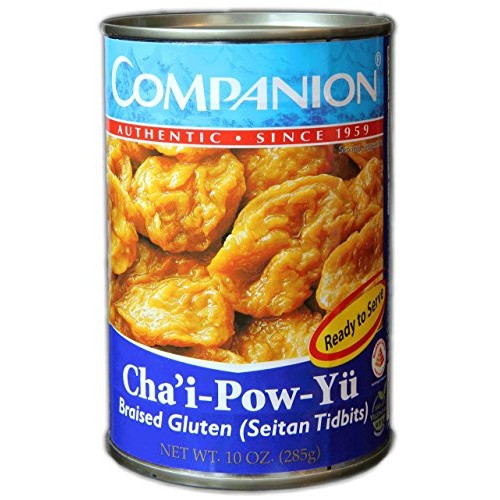 Companion - Braised Gluten Seitan Tidbits, 10 Oz. Can Pack Of 12