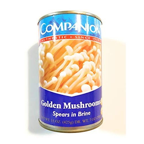 Companion Golden Mushrooms Spears In Brine 15 Oz2 Pack金針菇