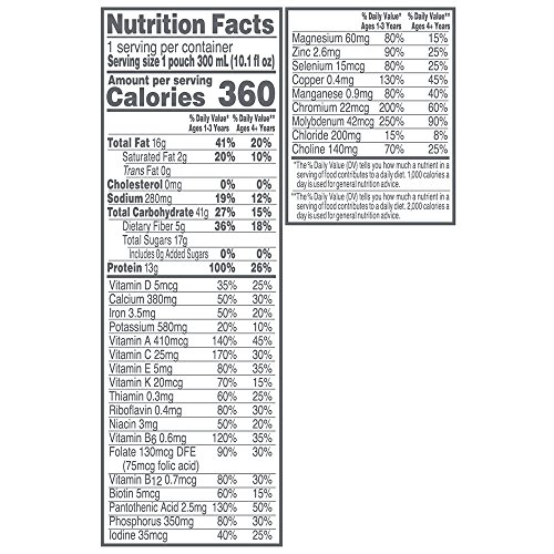 Compleat Pediatric Organic Blends Plant Based, 10.1 Fl Oz Pouch,
