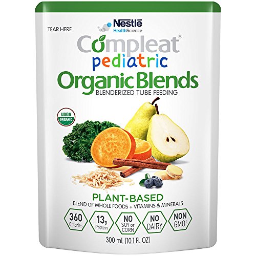 Compleat Pediatric Organic Blends Plant Based, 10.1 Fl Oz Pouch,
