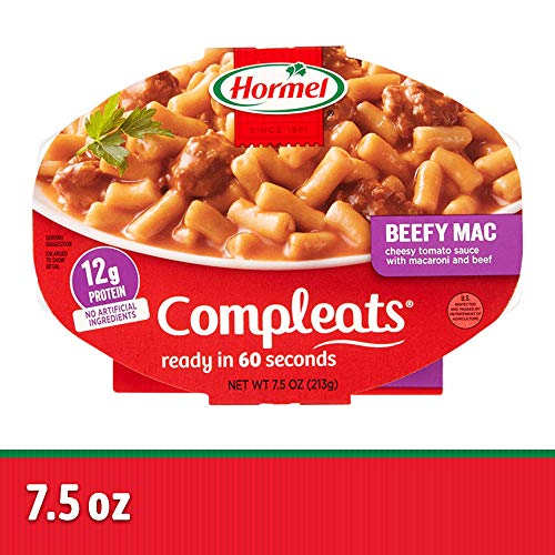 Hormel Compleats Beefy Mac &Amp; Cheese Microwave Tray, 7.5 Ounces
