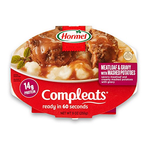 Hormel Compleats Meatloaf &Amp; Gravy With Mashed Potatoes, 9 Ounce