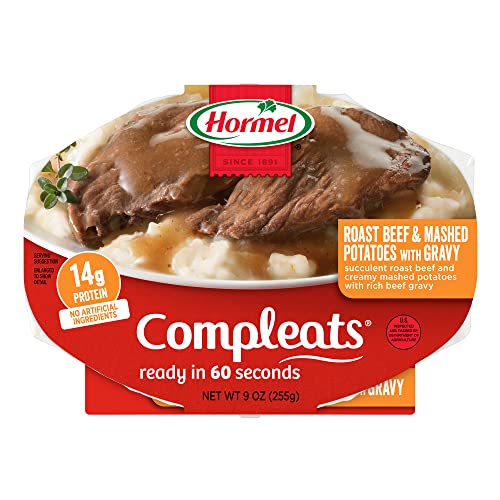 Hormel Compleats Roast Beef And Mashed Potatoes With Gravy, 9 Ou