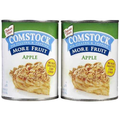 Comstock More Fruit Apple Filling, 21 Oz, 2 Pk