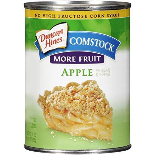 Comstock More Fruit Pie Filling &Amp; Topping, Apple, 21 Ounce - 3 Pack