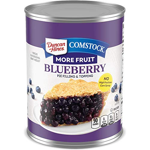 Comstock More Fruit Pie Filling &Amp; Topping, Blueberry, 21 Oz