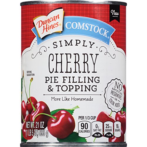 Comstock Simply Pie Filling &Amp; Topping, Cherry, 21 Ounce Pack Of 8